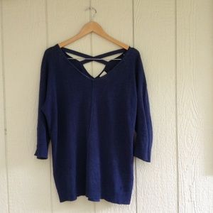 Chico's blue sweater, size L